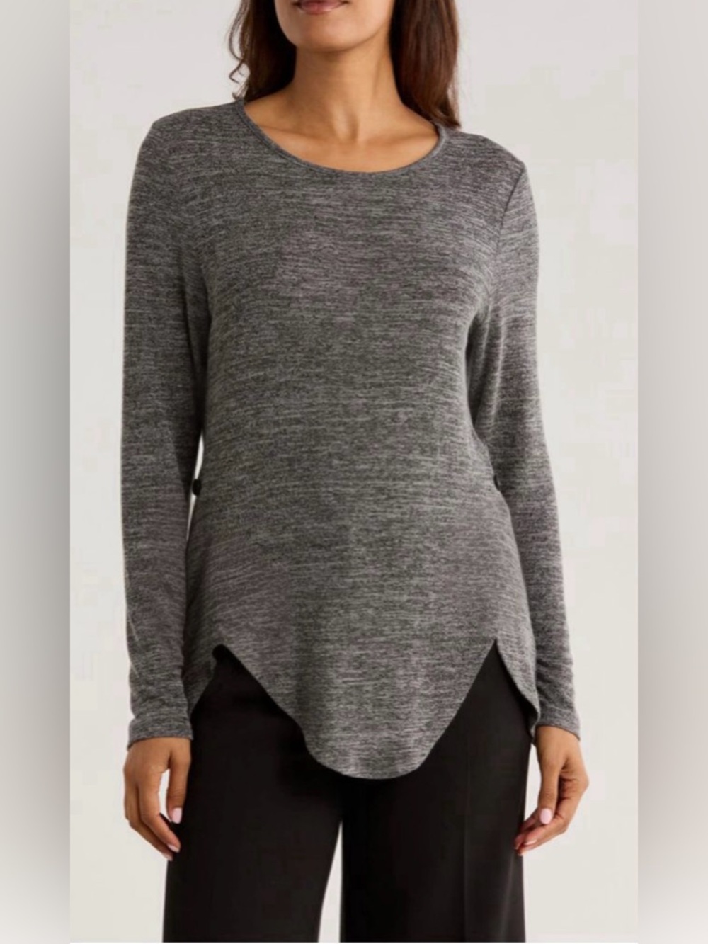 NWOT PATRIZIA LUCA GREY TOP